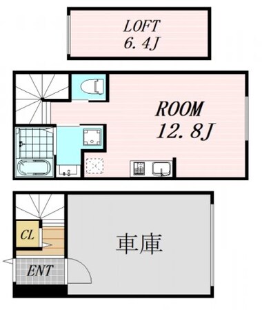 パロスGT江坂の物件間取画像